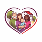 Community of diverse people with a baby representing general public first aid and emergency training